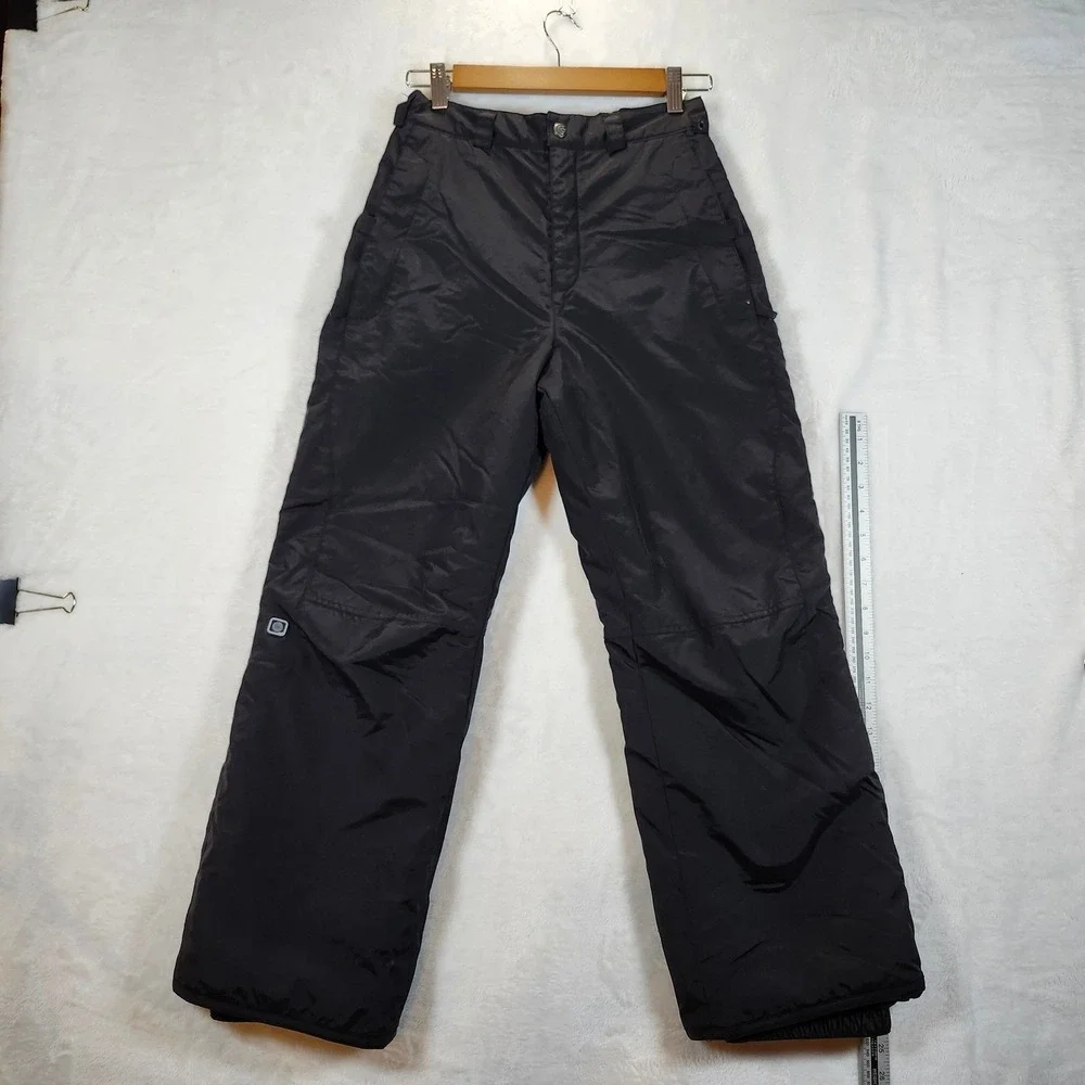 Columbia Convert Ski Pants Youth 14/16 Black Insulated Snowboard Pockets‎